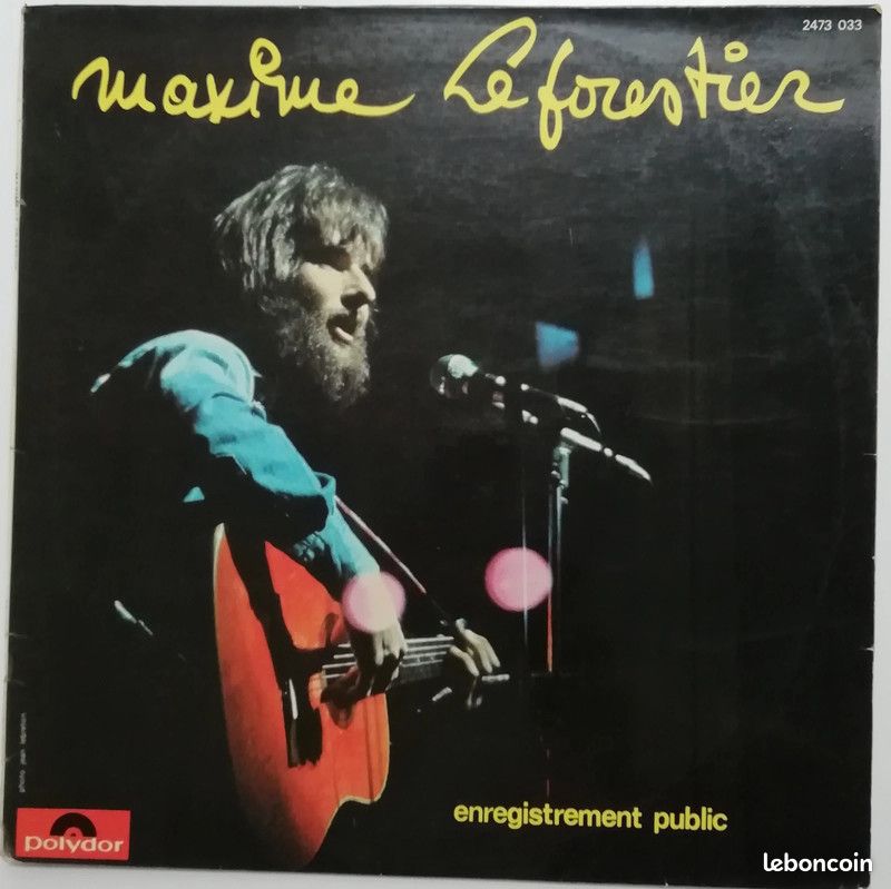 33t Maxime Le Forestier disque vinyle original enregistrement public (image 1)