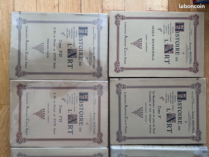 Histoire de l'Art (8 volumes / tomes) - André Michel (Librairie Armand Colin) (image 2)