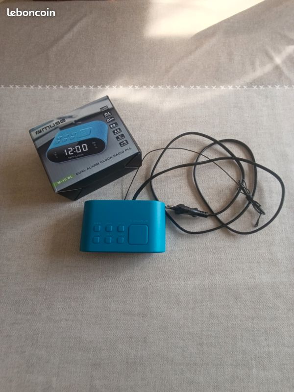 Radio réveil muse bleu (image 1)
