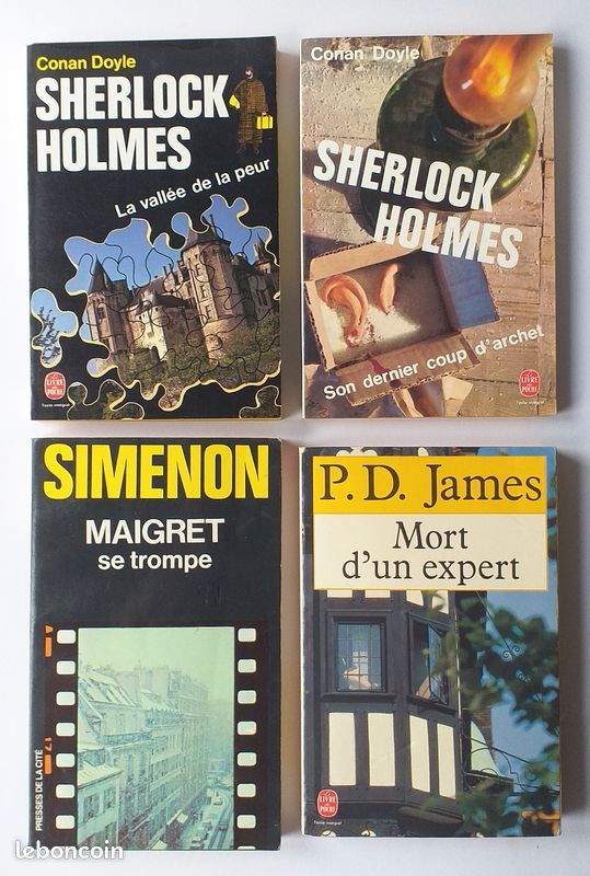 Lot de 4 Livres "Polar" format de poche (Doyle, James, simenon) (image 1)