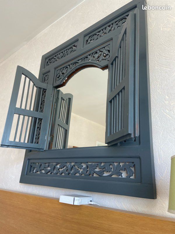 Miroir exotique en bois (image 2)