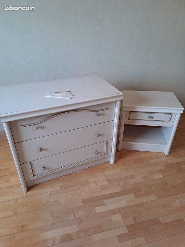 Commode et table de nuit (image 1)