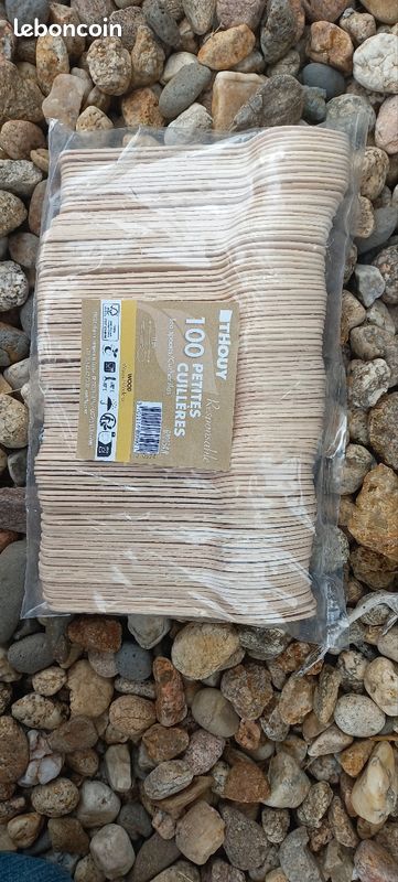 450 cuillères bois+400 piques à apero (image 2)