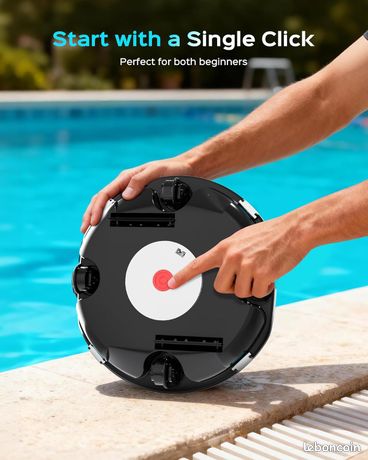 WINNY POOL CLEANER Winny 200 Robot Piscine, Aspirateur Piscine Sans Fil
