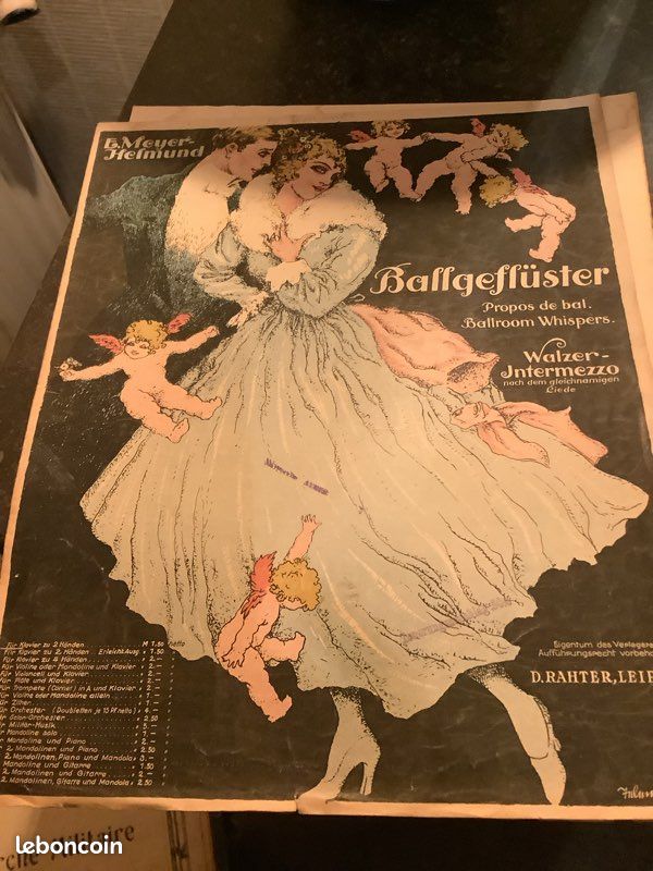 + de 50 partitions musique 1900/20/… (image 7)