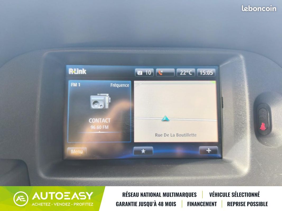 Renault Kangoo 1.5 DCI 95 CH R-LINK CAMERA TBE CT OK (image 11)
