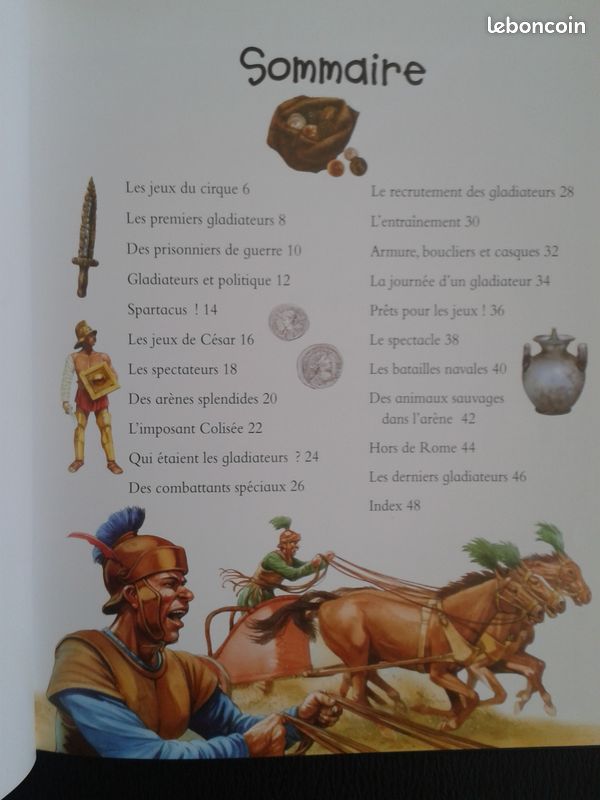 Livre enfant "Les Gladiateurs" (image 4)
