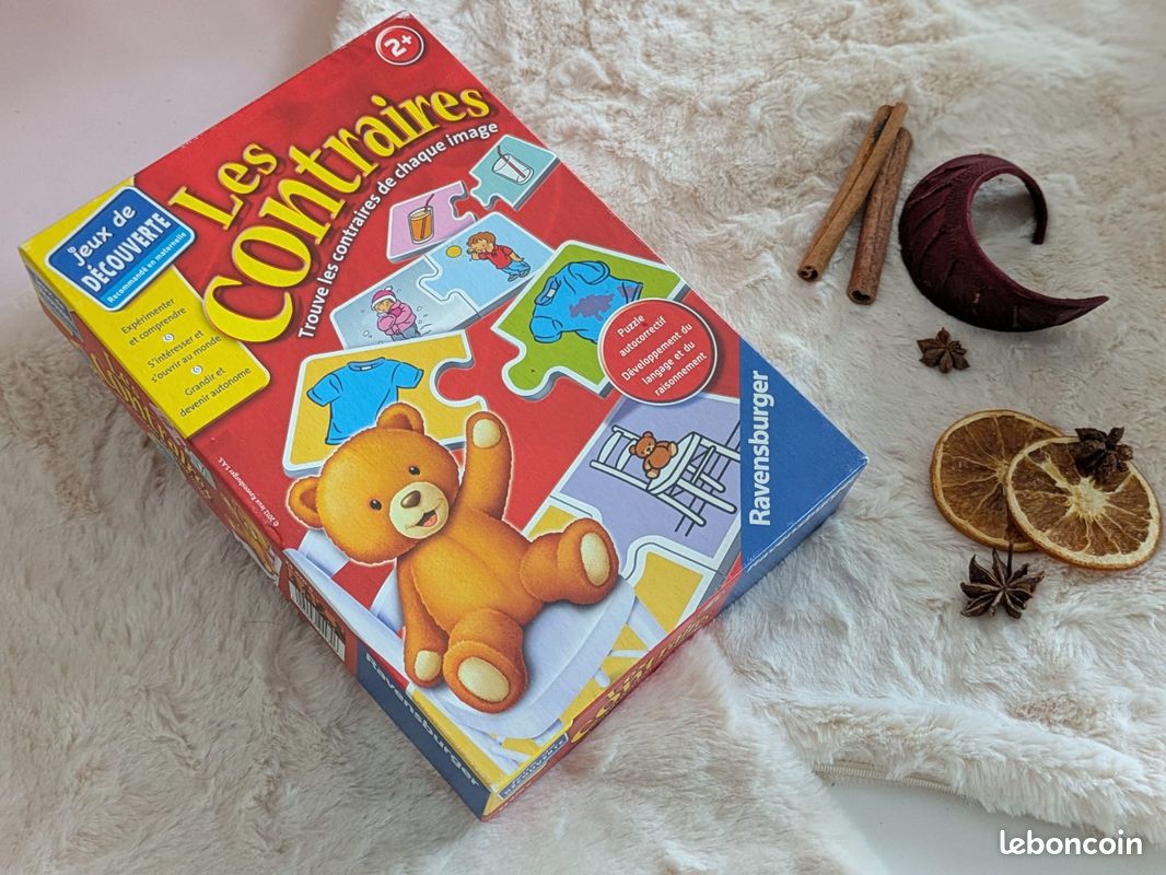 Jeu " les contraires" - ravensburger- dès 2 ans - excellent état (image 1)
