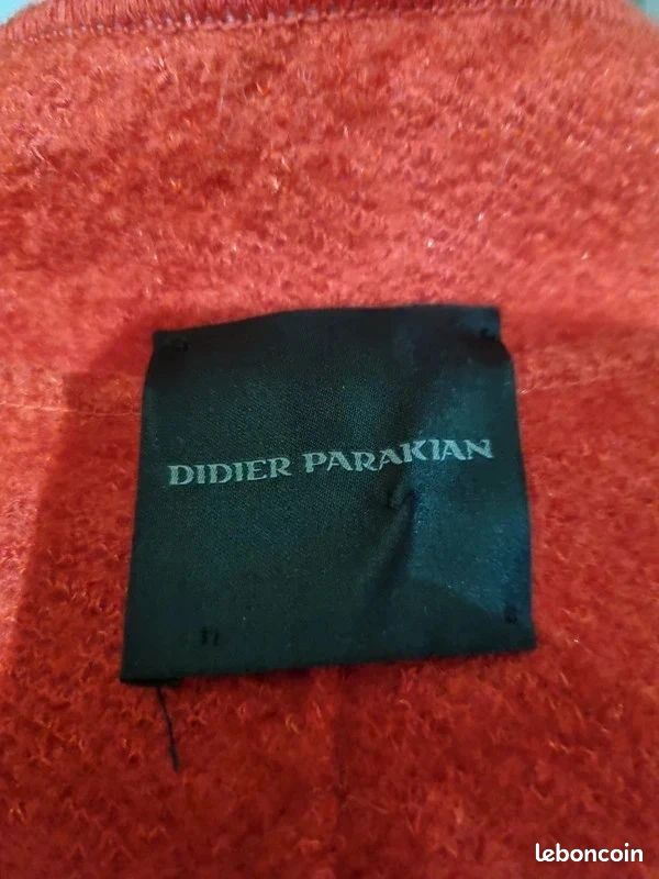 Veste rouge Didier Parakian (image 4)
