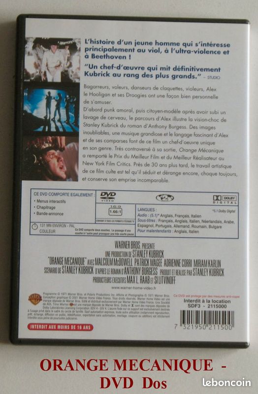 Coffret 1 – STANLEY KUBRICK – 2 Films - TTBE (image 8)