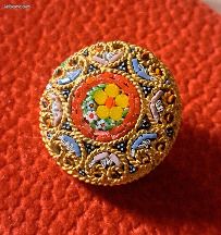 Broche pate de verre (image 1)