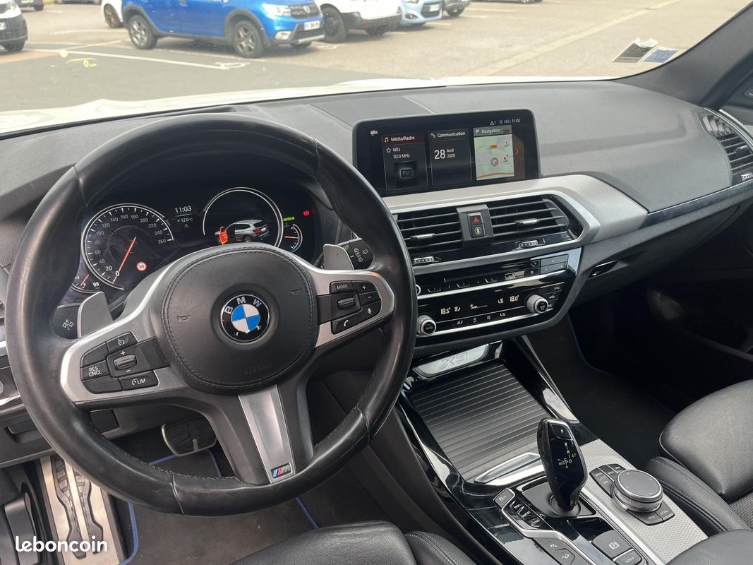 BMW X3 3.0 D 265 M-SPORT XDRIVE BVA / Garantie 12 mois (image 7)