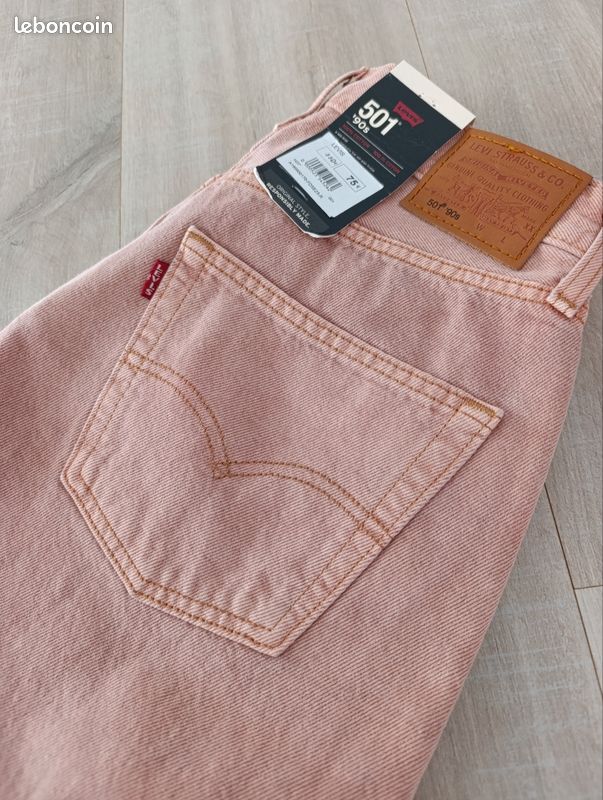 Jeans Rose JOCAVI Taille 42 - Jambe Légèrement étroite - Neuf Avec étiquettes - Prix D'origine 149€