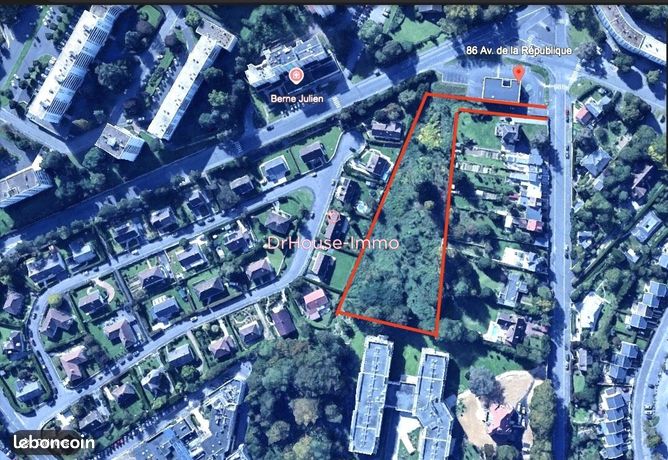 Terrain 7200 m² saint quentin
