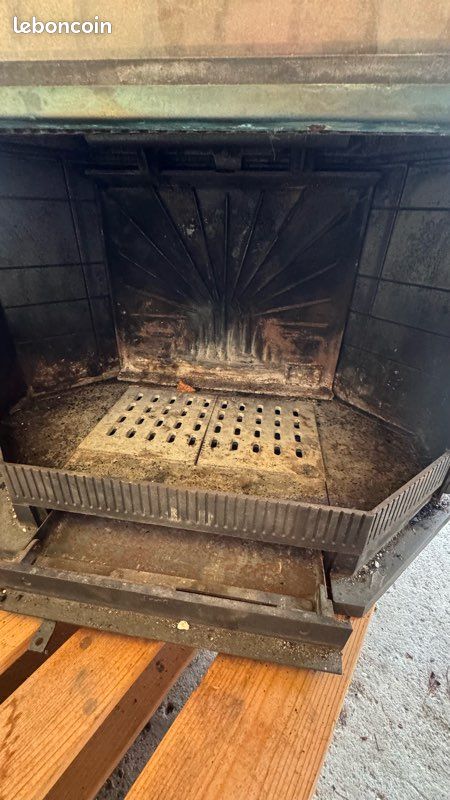 Cheminée insert, ouverture haute et latérale (image 3)