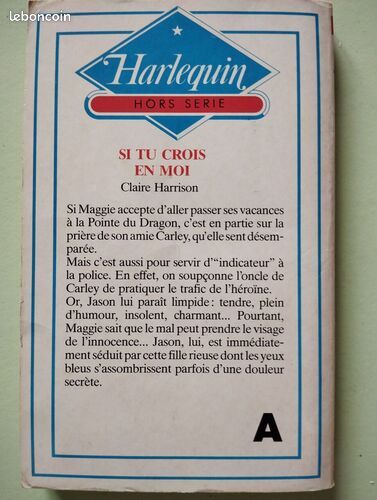 [Livre] Si tu crois en moi - Bon état (image 3)