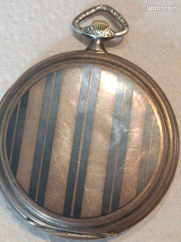 Cadran émaillé Ancien Pour Montre Gousset 43 Mm - Marque Zetta France