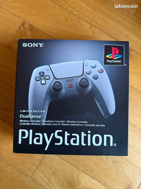 Manette PS5 30e Anniversaire Edition Limitée - Sony DualSense Gris - Neuve