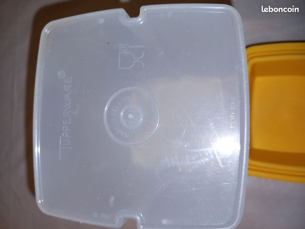 C)TUPPERWARE Pot à Cornichons Boîte à Condiments hermétique