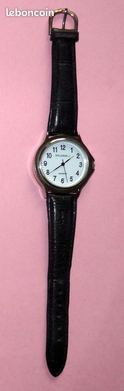 Bijou montre homme – Métal acier, couleur métal (image 2)