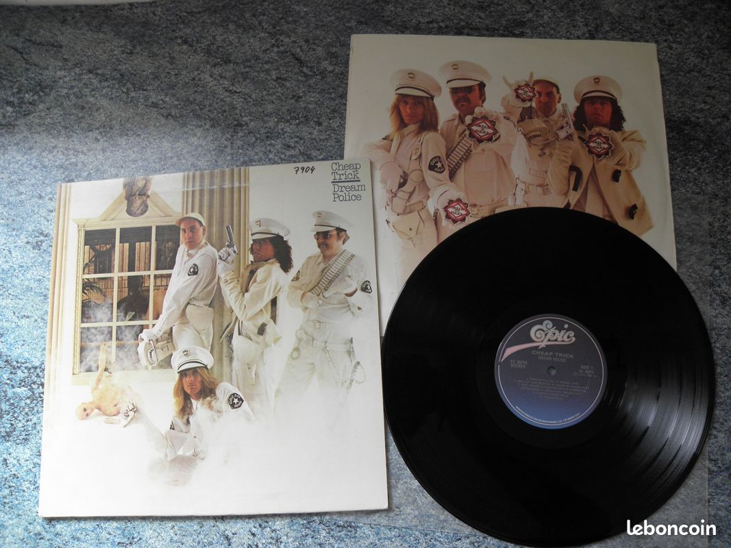 Disque vinyle 33 tours original cheaptrick -dream police (image 1)
