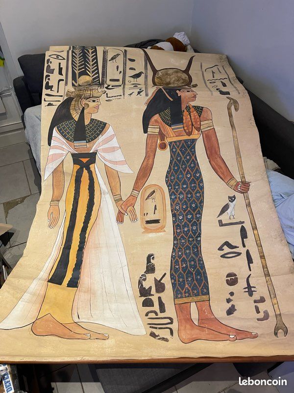 Peinture sur toile égyptienne tapisserie (image 1)