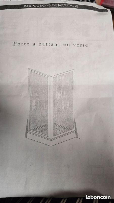 Porte pivotante de douche (image 5)