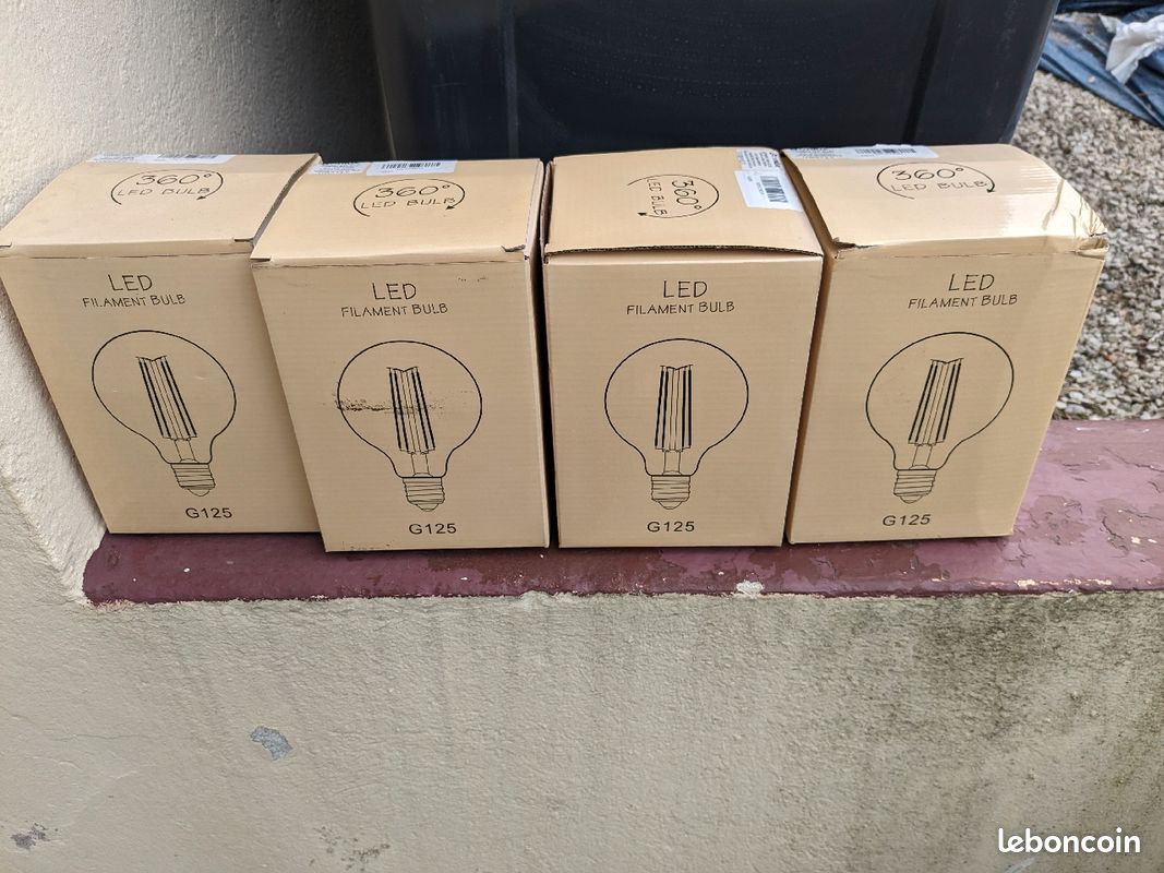 4 ampoule a filament led bulb g 125 (image 2)