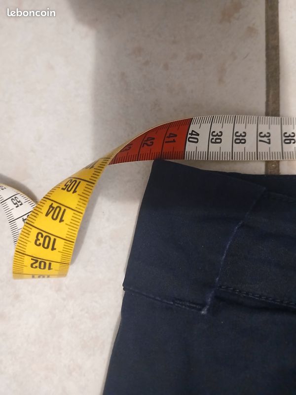 Pantalon decathlon bleu marine (image 2)