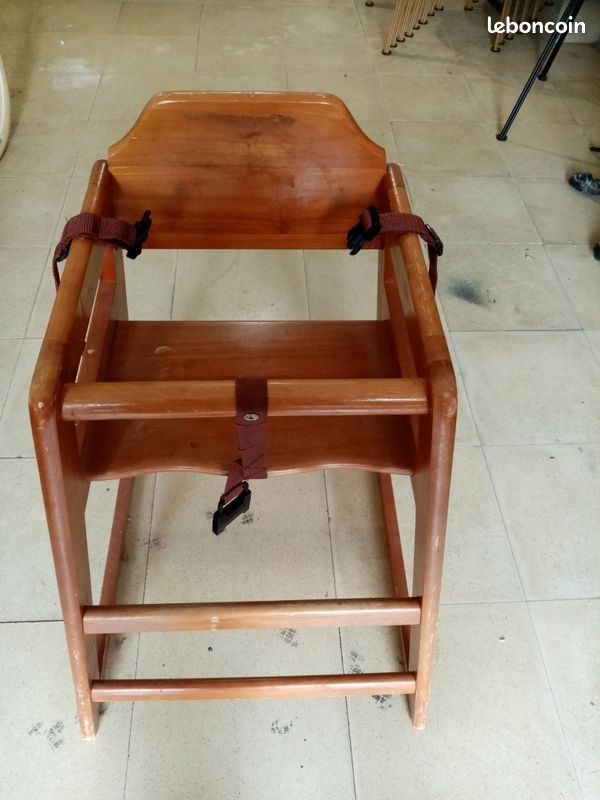 Chaises haute en bois (image 1)