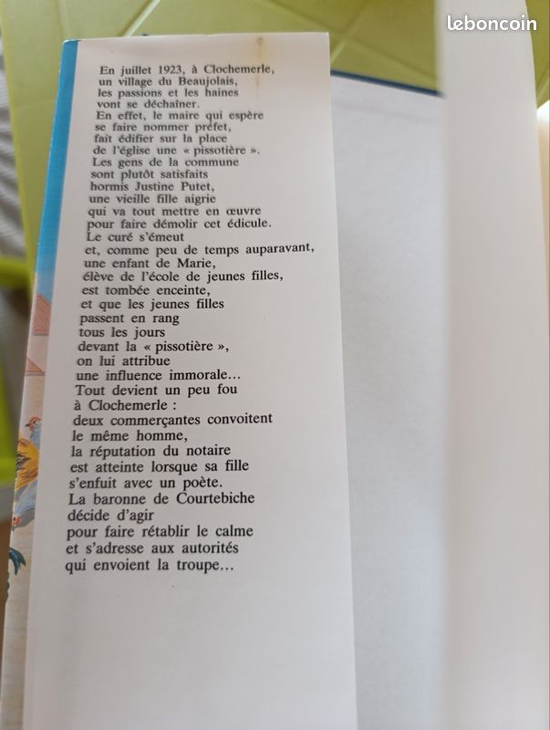 Livre Gabriel Chevallier Clochemerle (image 2)