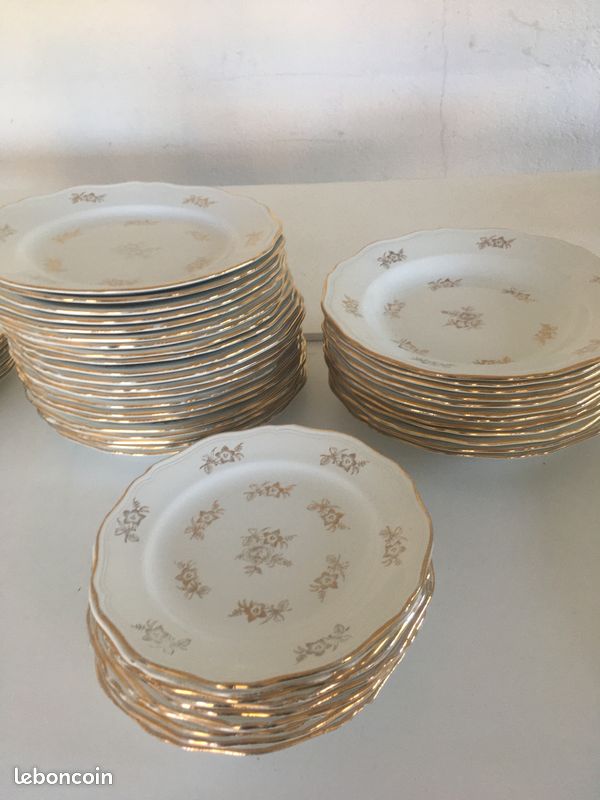 Assiettes AMANDINE des années50 (image 1)