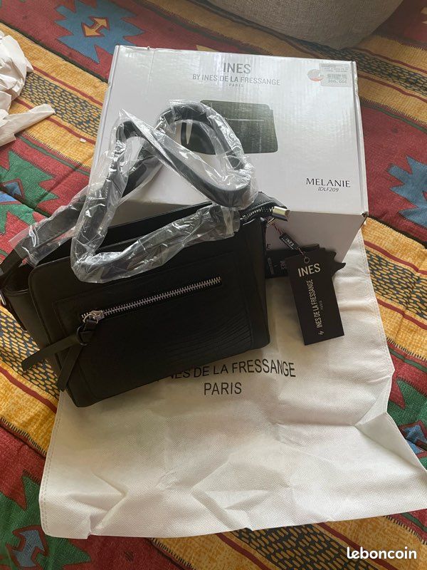 Leboncoin Sac Melanie Ines De La Fressange Sac à Main Neuf En Cuir