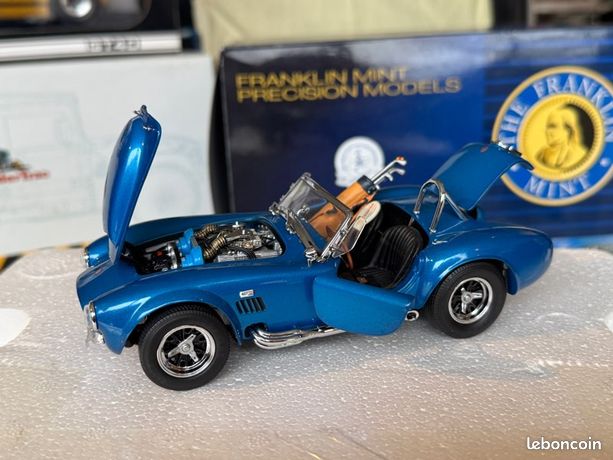 FRANKLIN MINT 1966 Shelby Cobra 427 S/C Supersnake, 1/24, B11E792, LE