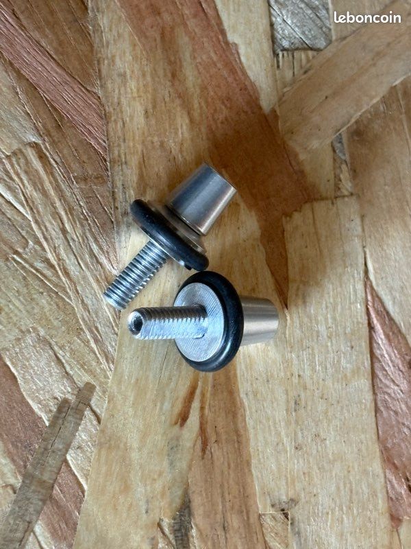 Jeu D'étriers De Frein Campagnolo Vintage Pour Vélo De Course - Argentés - Bon état Général - Occasion