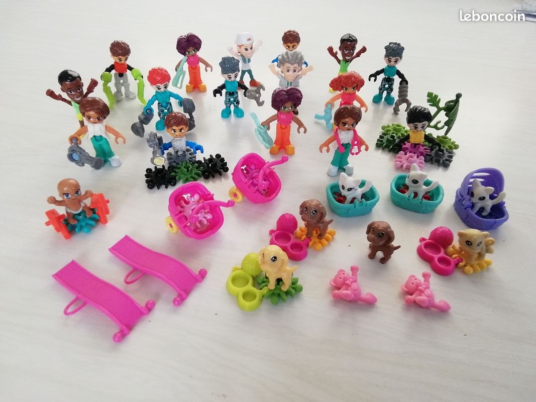 Kinder figurines ancien montable lot Infinimix accessoires 2015/16/17... (image 1)