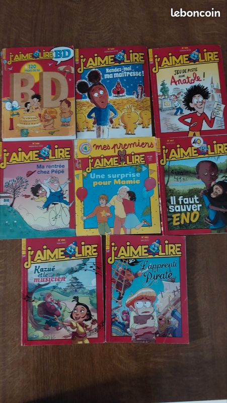 Lot de 8 j'aime lire (image 1)