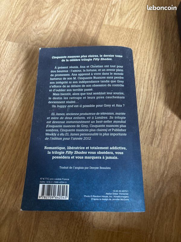 Livre cinquante nuances (image 4)