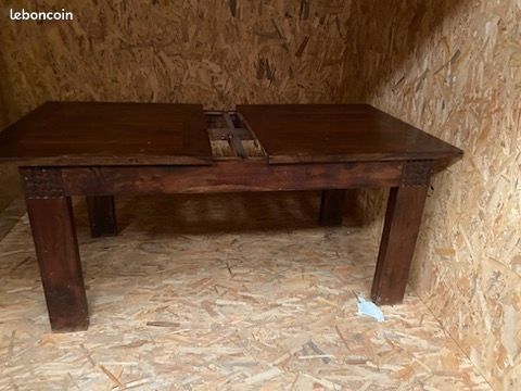 Salle à manger, table et 4 chaise, Bois et Chiffons (image 2)