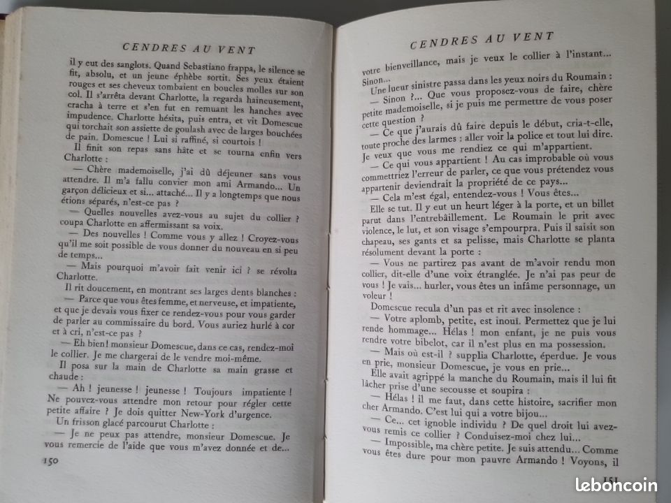 Cendres au vent de Monchen Marie 1953 Presse de la Cité (image 4)