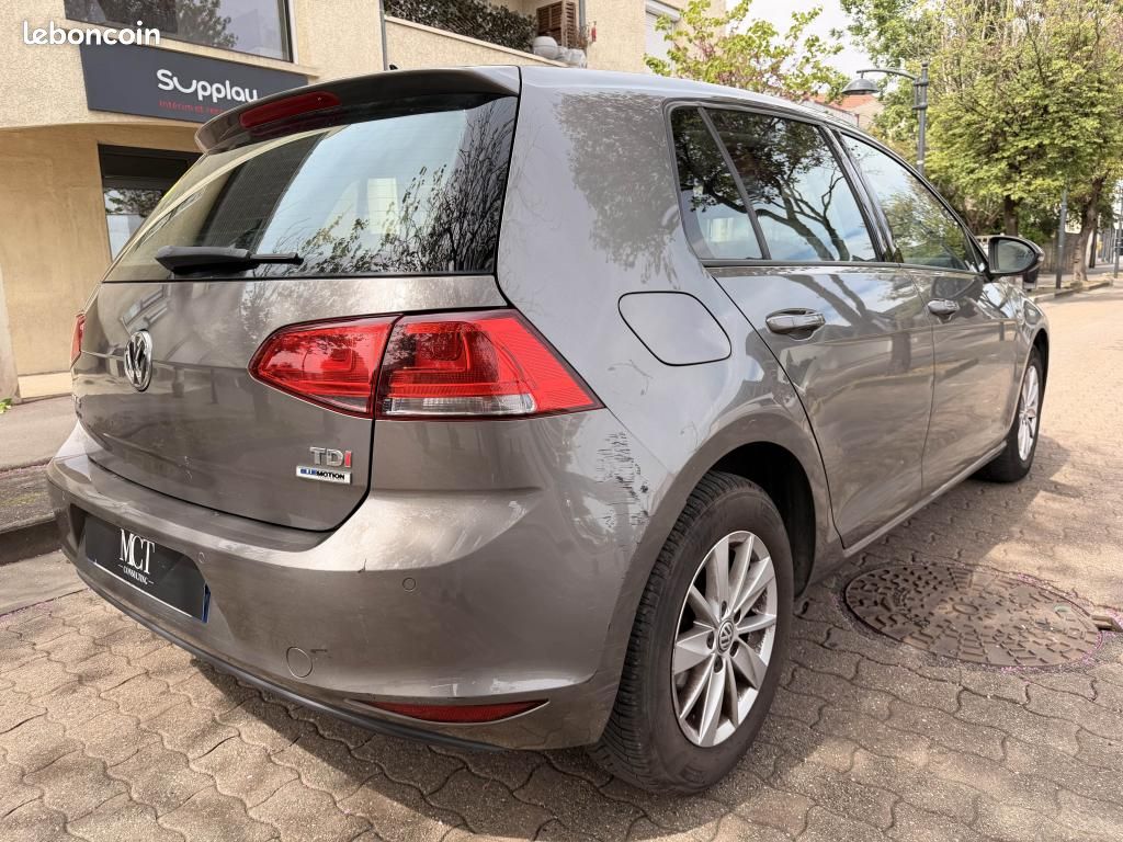 VOLKSWAGEN GOLF 1.6 16V TDI CR FAP BlueMotion - 105 - BV DSG 7 VII BERLINE Confortline PHASE 1 (image 5)