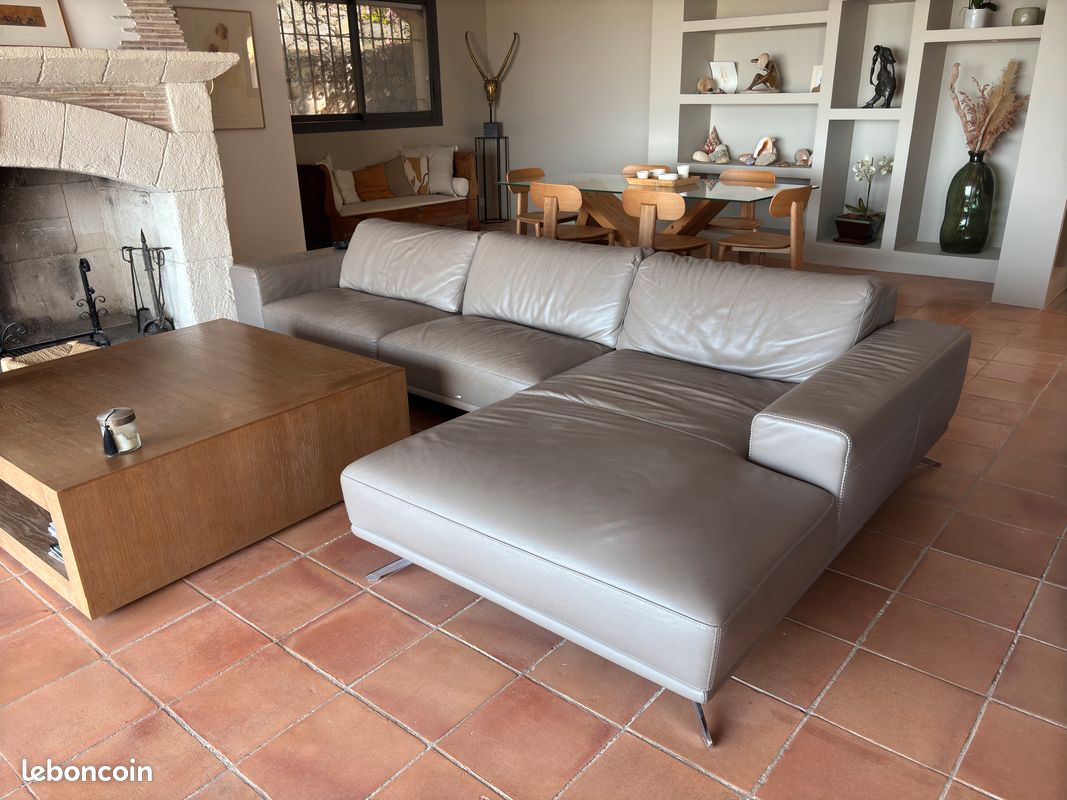 Canape Angle Cuir Roche Bobois d'occasion Canape Angle Cuir Roche Bobois d'occasion