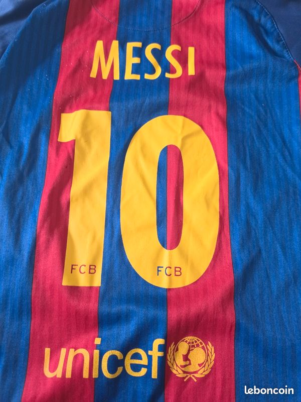 Maillot FCB Barcelone Messi taille 10 ans (image 8)