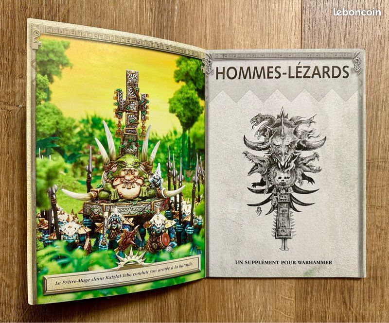 Livre D'armée Hommes Lézards – Warhammer AOS (L107) Occasion