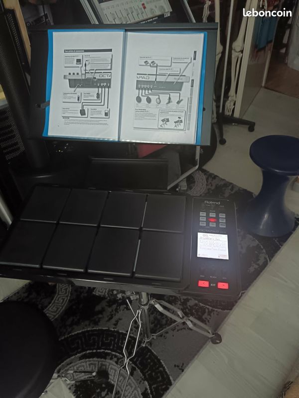 Vends OCTAPAD SPD-30 V2 BK Roland + Trépied + Mode d'emploi en français (image 8)