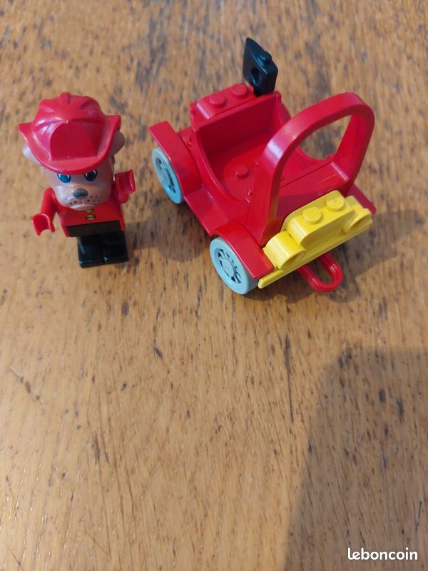Lego Fabuland chef pompier Boris Bulldog 3797 Jeux Jouets