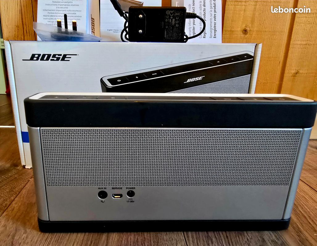 Bose SoundLink III Enceinte Bluetooth Argent/Noir Photo, audio