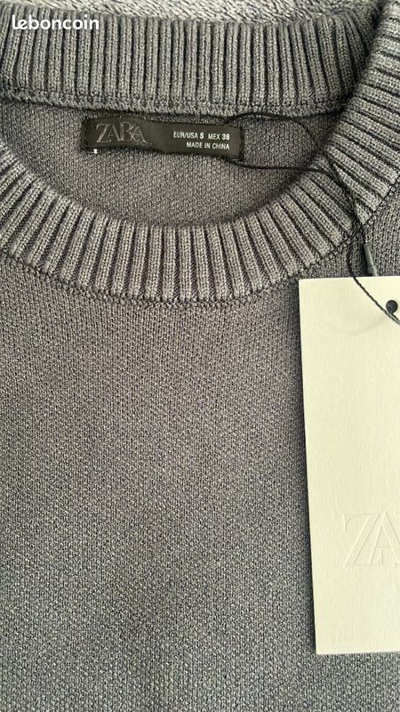 Pull zara gris (image 2)