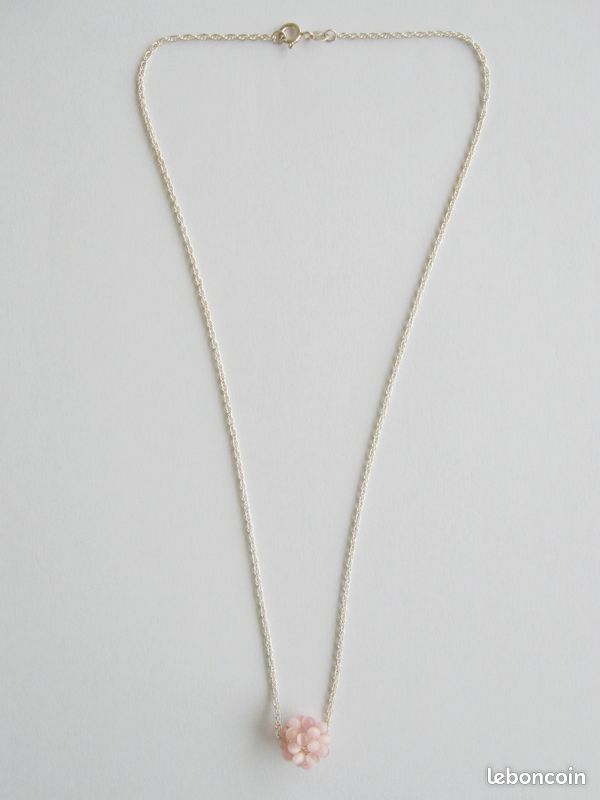 Collier en argent poinçonné 925/1000 et Pendentif neuf (image 2)