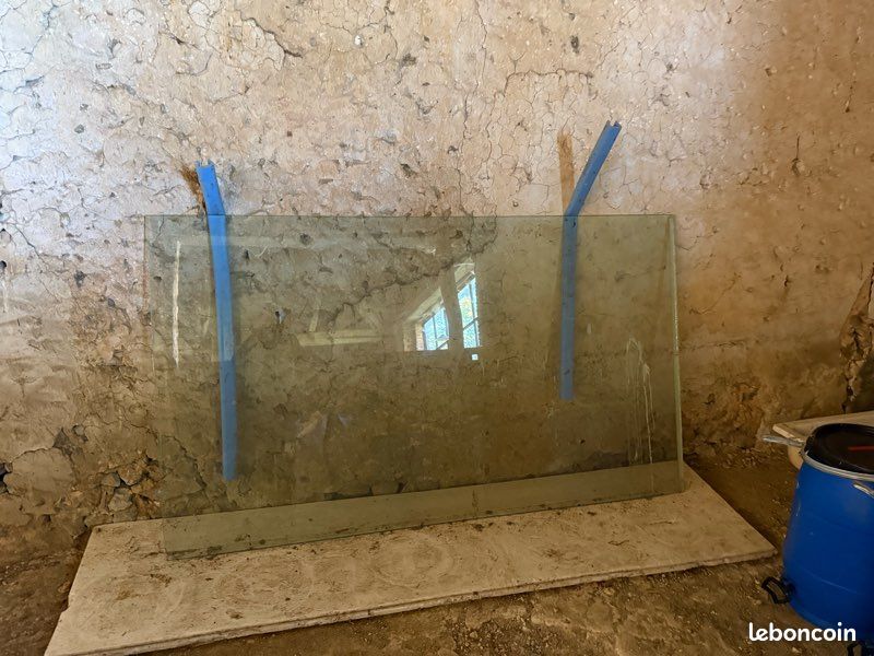 Grande plaque en verre – 2,09 m x 1,20 m – 8 mm d’épaisseur (image 2)